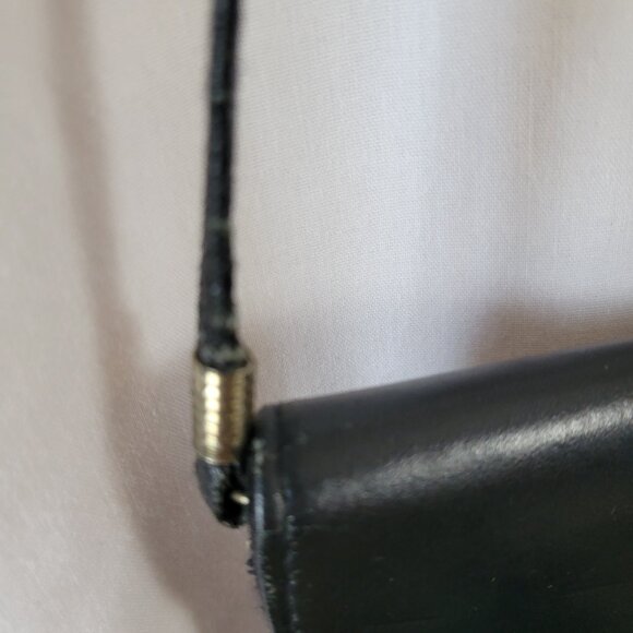 Rush Hour Retro Purse Vtg Chic Black Flap crossbody clutch Versatile 90s Classic - Picture 5 of 7